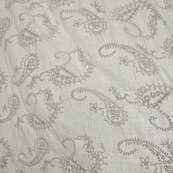 TORRID - White Linen Embroidery Shirt - Picture 7 of 10